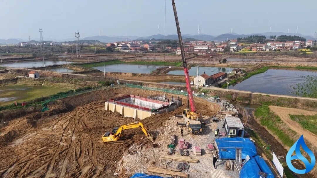 武穴泵站汛前冲刺